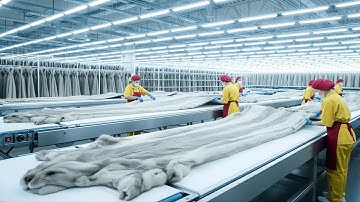 Inside the Mink Fur Factory | From Wild Pelts to $20,000 Luxury Fashion (Full Process).