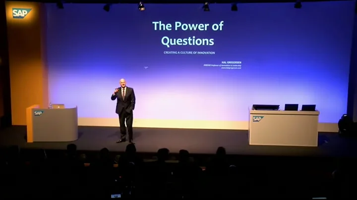 Hal Gregersen at the SAP Executive Summit