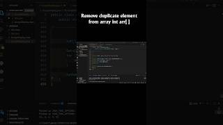 Remove Duplicates from Array in Java 🔥 #corejava #education #dsa #java #javaprogramming