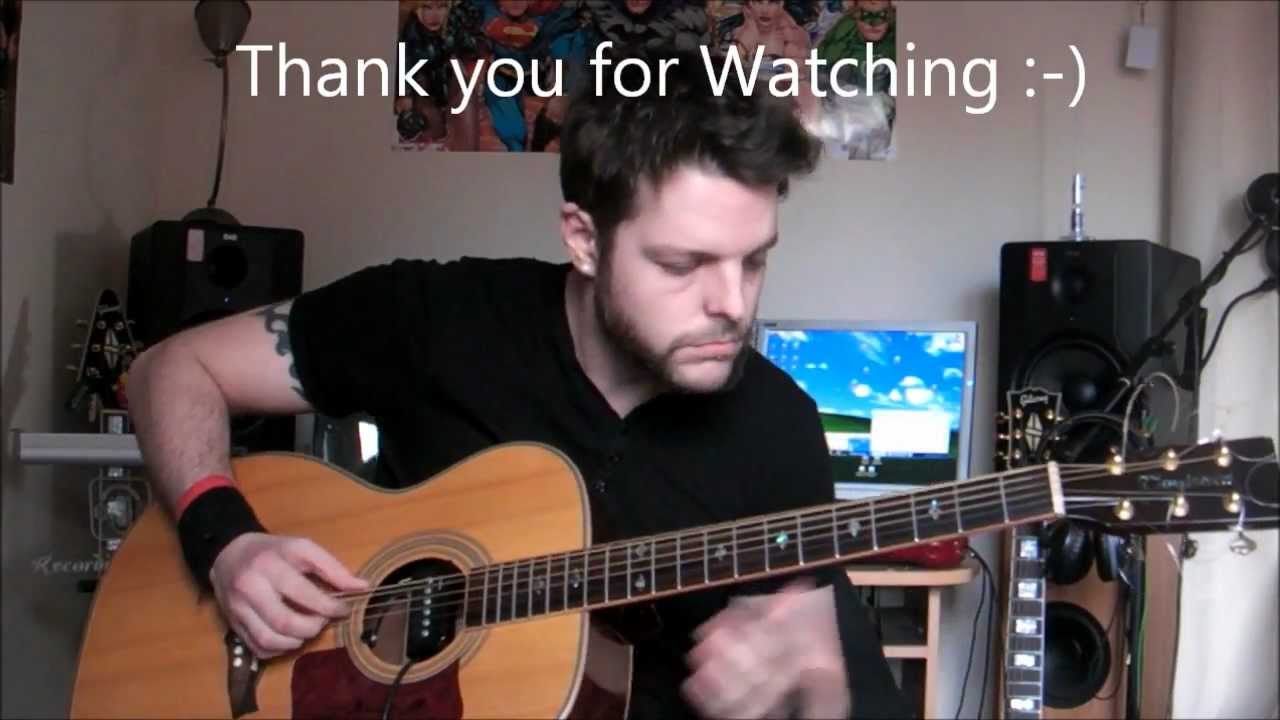 Enter Sandman Metallica Acoustic Guitar YouTube