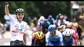 Tour de France : le Slovène Pogacar remporte la sixième étape et prend le maillot jaune