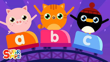 The Alphabet Swing (lowercase) | ABC Song for Kids | Super Simple ABCs