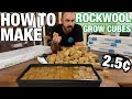 How to Make Rockwool Grow Cubes: Only 2.5¢ Each!