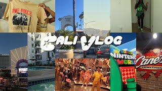 TRAVEL WITH ME TO CALI(hollywood studios, shopping, wax museum, +more)||Destiny Ja’Nay
