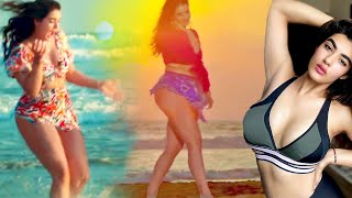 Kavya Thapar Hot Songs Showing Milky Thunder Thighs Legs Part - 1