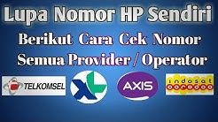 Cara Cek Nomor HP Sendiri Semua Operator - Durasi: 3.49. 