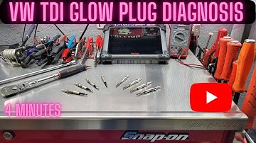 VW TDI - P0671 P0672 P0673 P0674 QUICK DIAGNOSIS AND REPAIR