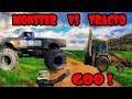 Monster truck VS tractopelle ? (yen a un de cassé)