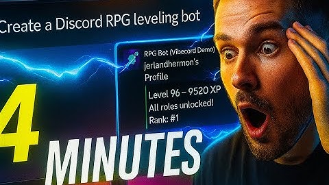 AI Built an RPG Discord Bot in 4 Minutes (VibeCord)