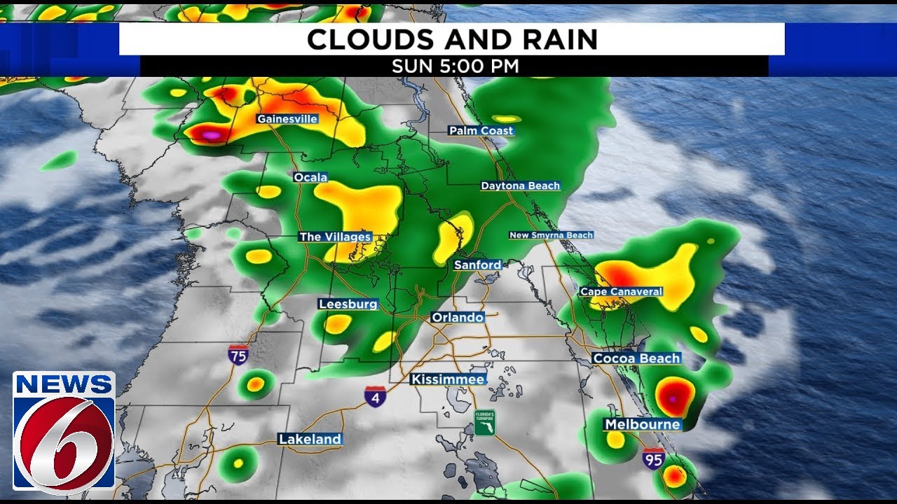 More heat and scattered storms Sunday - YouTube