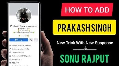 5 Minutes How to add Prakash Singh 2022 With New Rules |   Sonu Rajput Ko Add Kaise Kare |