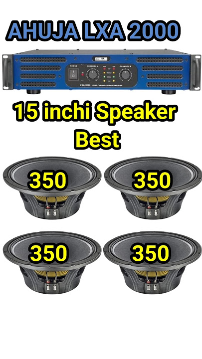 AHUJA LXA 2000 AMPLIFIER PRICE II 15 INCHI SPEAKER BEST#dj #original #speaker #viral #shortvideo