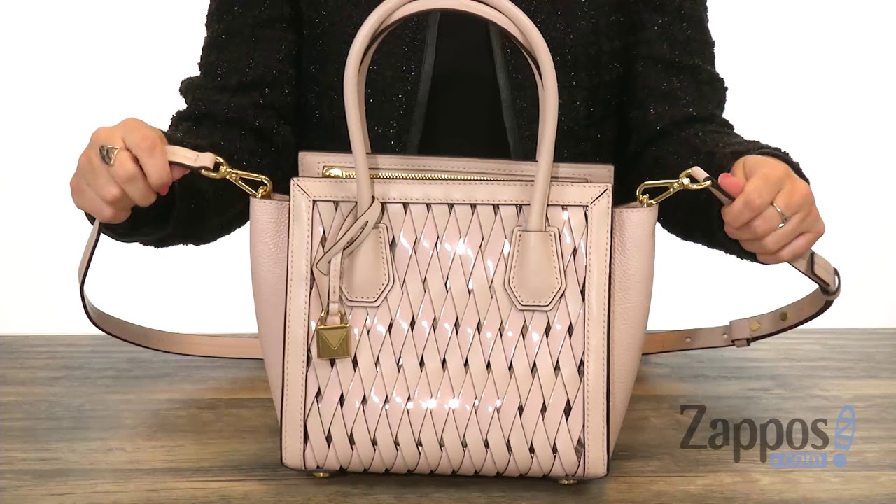 Michael Kors Mercer Medium Sapphire Leather Messenger Tote Bag NWT – Design  Her Boutique