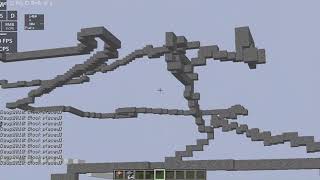 How to scaffold bridge in minecraft with command blocks