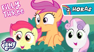 My Little Pony: A Amizade é Mágica em português | Os melhores episódios de FILLY THREE 👧👧👧| MLP