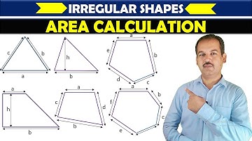 how to calculate irregular area | how to calculate land area | irregular shapes area in Urdu