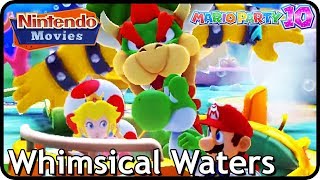 Mario Party 10 - Bowser Party - Whimsical Waters (5 Players, Bowser VS Mario & Yoshi & Peach & Toad)