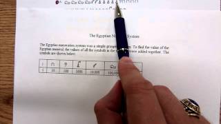 Math 1332 Evolution of Numeral Systems