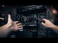 10 minutes of BUILDING a GAMING PC | FULL BLACK/NO RGB POV PC BUILD | Ryzen 7 9800X3D + RTX 5080