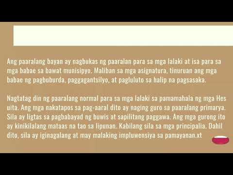 EDUKASYON SA PANAHON NG KASTILA