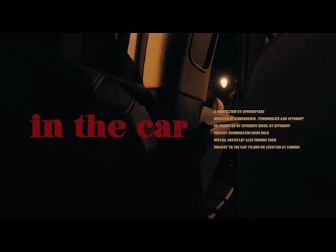 In the car