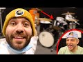 SURPRISING BEST FRIEND WITH NEW DRUM SET!