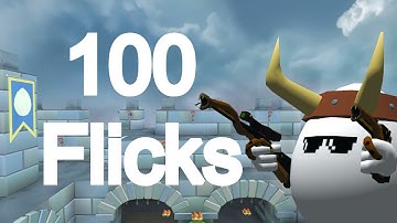 100 Flicks in 2 minutes! | Shell Shockers