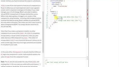 REACT: Render State in the User Interface (22)