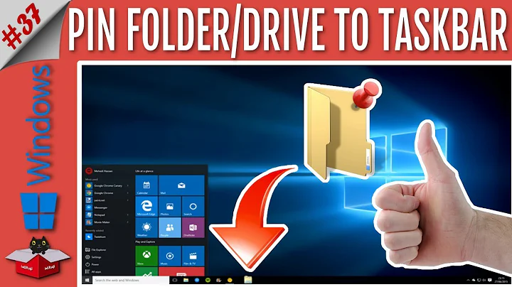 How to Pin a Folder or Drive to Taskbar Easily - Windows 10/8/7