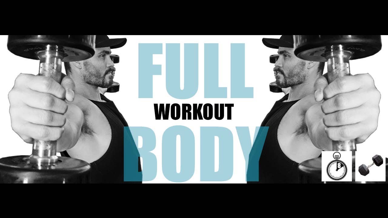 8 MINUTE DUMBBELL FULL BODY DUMBBELL WORKOUT TO BURN FAT AND BUILD ...