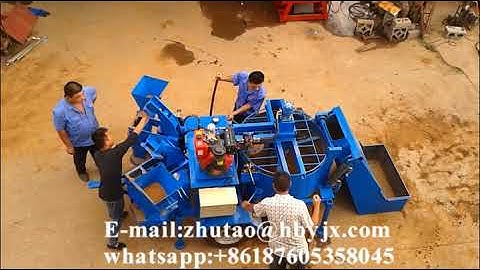M7MI twin diesel engine movable clay brick machine