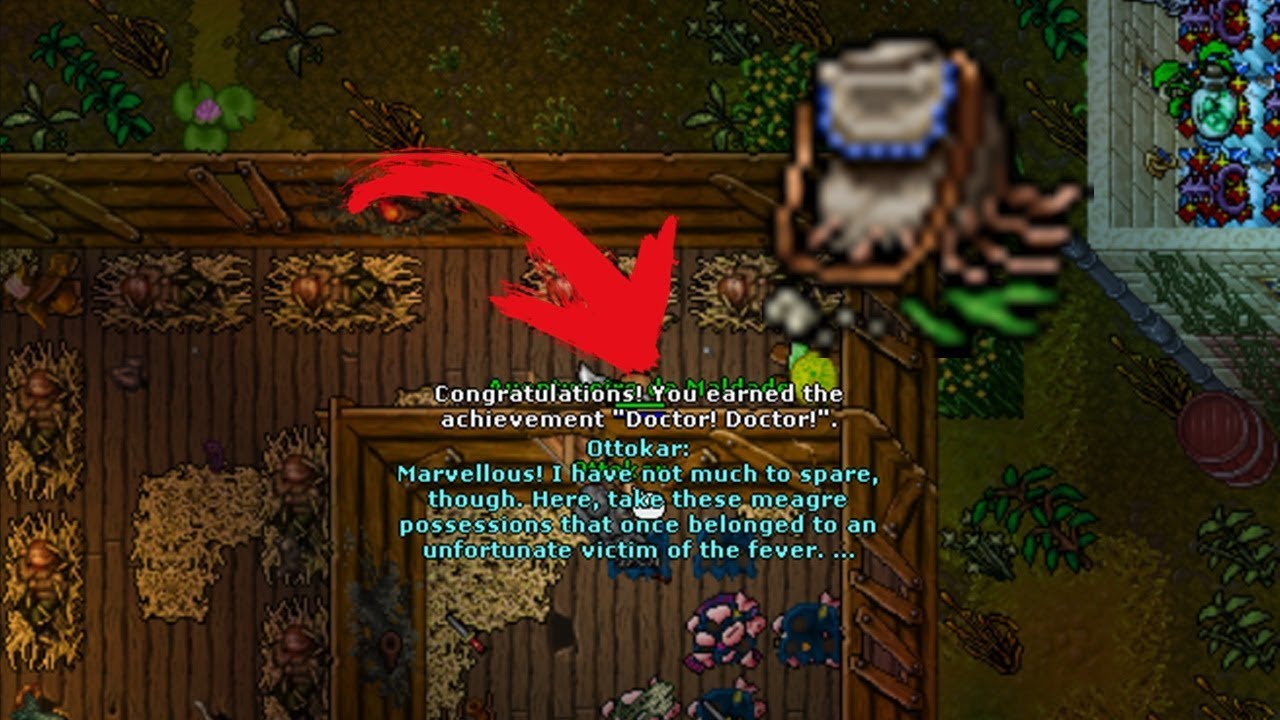 Tibia 100 Medicine Pouchs + Swamp Fever + Achievement Exclusivo + Rare Item YouTube