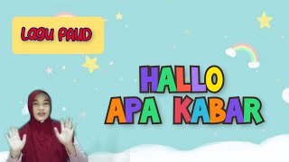 LAGU PAUD TERBARU| HALLO APA KABAR| Anna Riana Sari