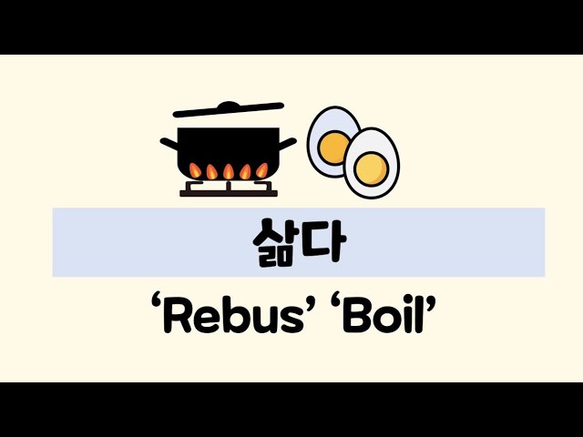 'Rebus telur' 'dan sebagainya dalam bahasa korea class=