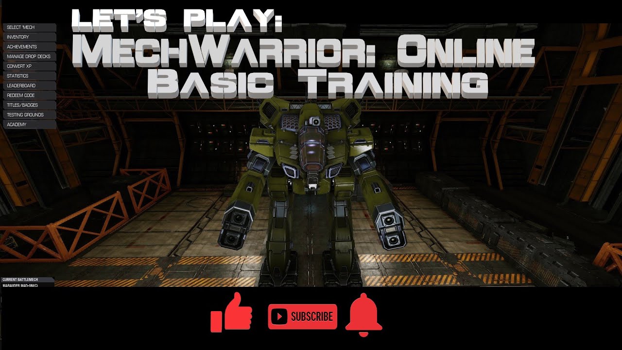 Let's Play MechWarrior Online: Basic Training - YouTube