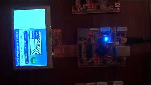 emwin on lpc4357 development board