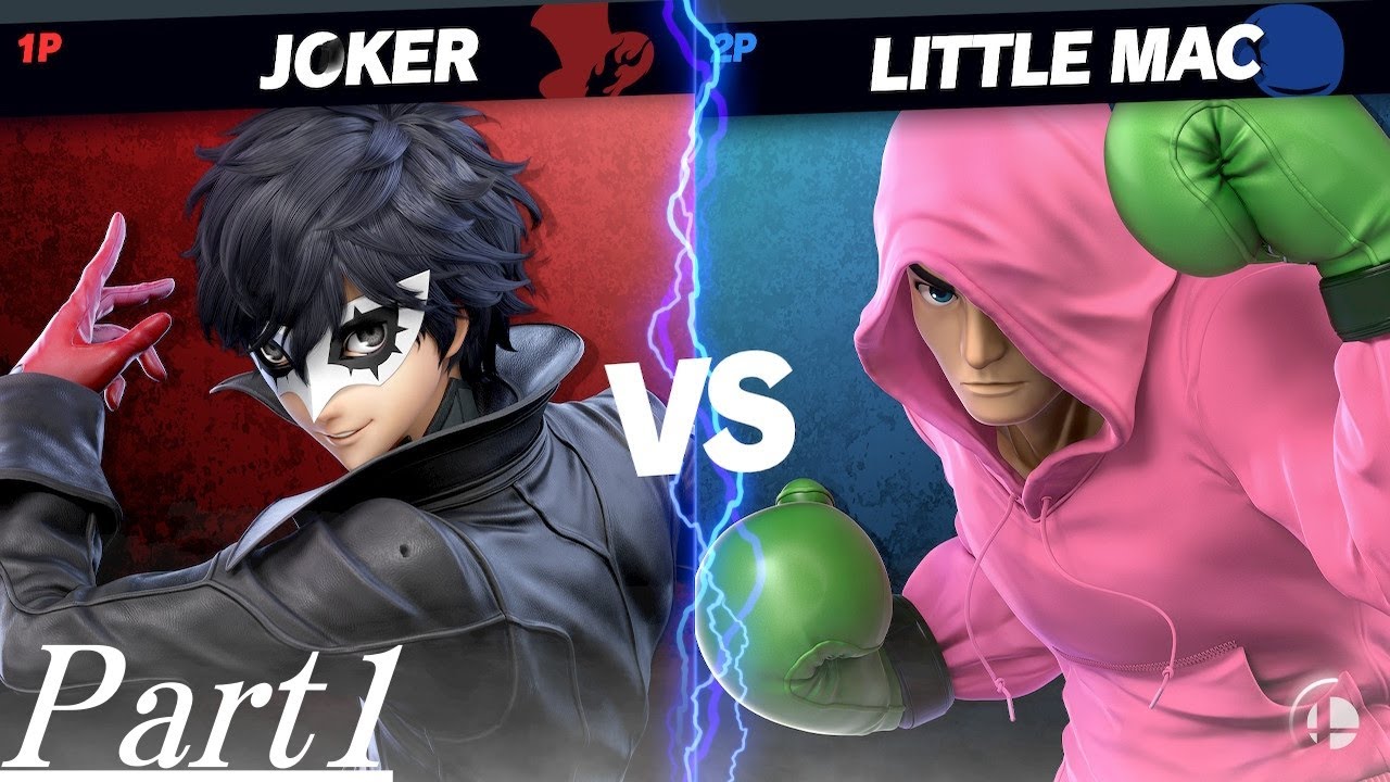 【スマブラSP】オン上位ジョーカーのスマメイト字幕実況解説part1【VSリトル・マック】