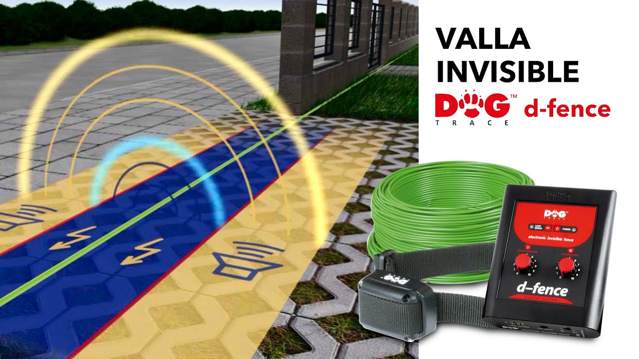 Valla invisible Antifugas para perros DogTrace D-Fence