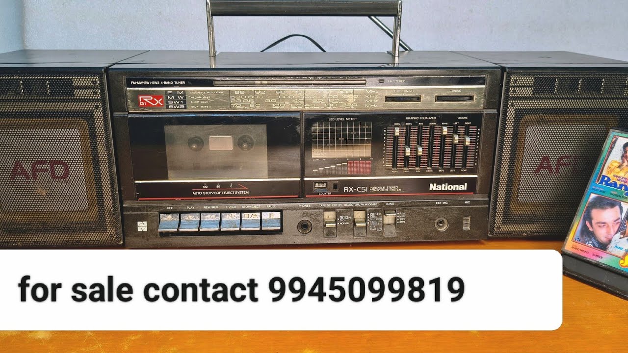 #national  RX-C51 AFD 🔊 FOR SALE RS 6000/- WITH COURIER CONTACT 9945099819 #ameentech #retro #radio 