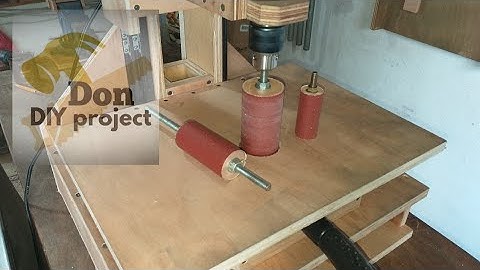 Oscillating Spindle drum Sander for my DIY Drill Press