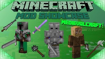 Medievalcraft (Minecraft Mod Showcase) Knights & Castles