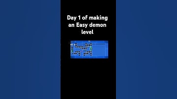 #geometrydash Day 1 of making an easy demon level #gd