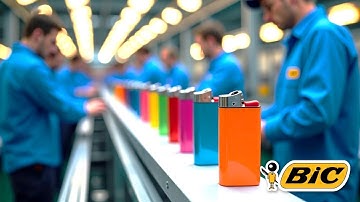 How The Bic Lighter is Made - From plastic to Flame 🔥