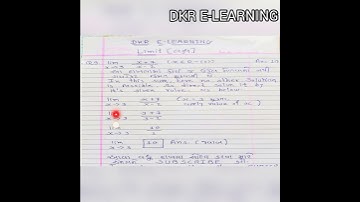 Limit લક્ષ Bcom sem 3 Statistics Sum 9 solution chapter 1 #DKRELEARNING #Shorts