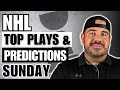 NHL SUNDAY PROFIT HUNT | TOP PLAYS &amp; PREDICTIONS