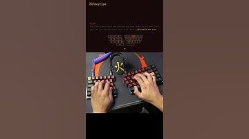 My Ergonomic Split Keyboard- Quefrency 65% w/ U4T Boba Switches and GMK Red Samurai Keycap Set