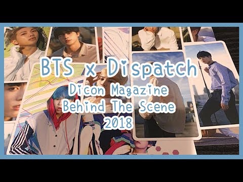 UNBOXING -  BTS x Dispatch dicon magazine behind the scene 2018