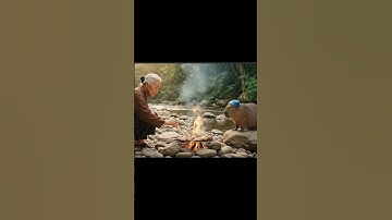 Capybara bắt cá suối #capybara