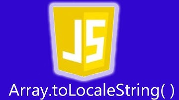 Array.prototype.toLocaleString( ) : : javascript
