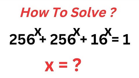 A Beautiful Math Olympiad Question